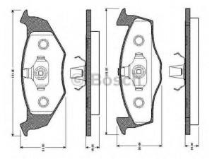 BOSCH 0 986 TB2 301 stabdžių trinkelių rinkinys, diskinis stabdys 
 Techninės priežiūros dalys -> Papildomas remontas
1H0 698 151 B, 1H0 698 151 B, 1HO 698 151 B