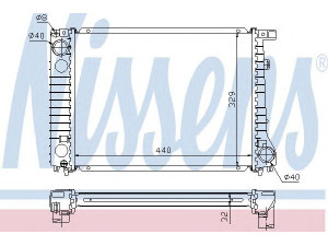 NISSENS 60797A radiatorius, variklio aušinimas 
 Aušinimo sistema -> Radiatorius/alyvos aušintuvas -> Radiatorius/dalys
1.712.821, 1.719.256, 1711.1.712.821