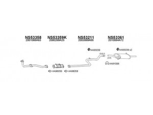 VENEPORTE 530157 išmetimo sistema 
 Išmetimo sistema -> Išmetimo sistema, visa