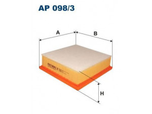 FILTRON AP098/3 oro filtras 
 Techninės priežiūros dalys -> Techninės priežiūros intervalai
51925537, 55184249, 834656