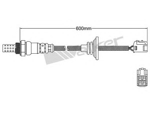 WALKER PRODUCTS 250-24968 lambda jutiklis 
 Išmetimo sistema -> Lambda jutiklis
89465 02070, 89465 02180