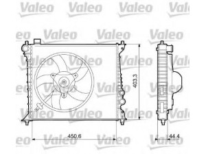 VALEO 733074 radiatorius, variklio aušinimas 
 Aušinimo sistema -> Radiatorius/alyvos aušintuvas -> Radiatorius/dalys
8Z0121251C