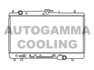 AUTOGAMMA 103798 radiatorius, variklio aušinimas
B54715200A, B54715200C, B54715200D