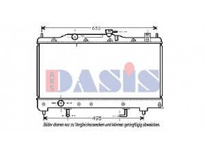 AKS DASIS 211980N radiatorius, variklio aušinimas 
 Aušinimo sistema -> Radiatorius/alyvos aušintuvas -> Radiatorius/dalys
1640002280