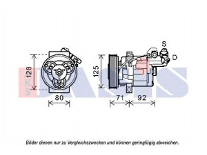 AKS DASIS 852614N kompresorius, oro kondicionierius 
 Oro kondicionavimas -> Kompresorius/dalys
926009154R