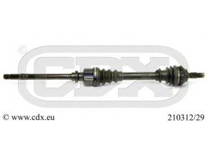 CDX 210312/29 kardaninis velenas 
 Ratų pavara -> Kardaninis velenas
32736G