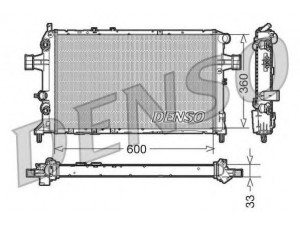 DENSO DRM20017 radiatorius, variklio aušinimas 
 Aušinimo sistema -> Radiatorius/alyvos aušintuvas -> Radiatorius/dalys
1300197, 1300241, 90570731