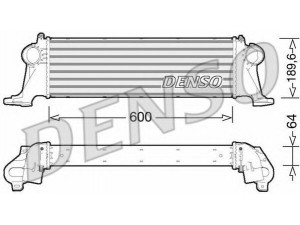 DENSO DIT12004 tarpinis suslėgto oro aušintuvas, kompresorius
5801255907