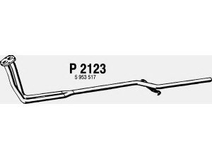 FENNO P2123 išleidimo kolektorius 
 Išmetimo sistema -> Išmetimo vamzdžiai
5953517