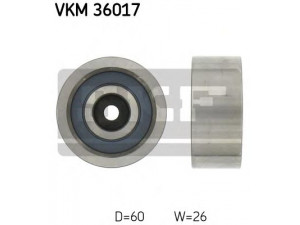 SKF VKM 36017 kreipiantysis skriemulys, V formos rumbuotas diržas 
 Diržinė pavara -> V formos rumbuotas diržas/komplektas -> Laisvasis/kreipiamasis skriemulys
45 00 955, 9161255, 77 01 044 676