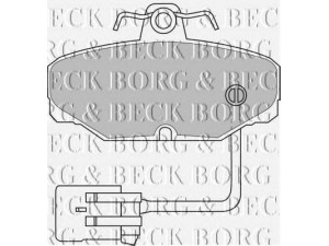 BORG & BECK BBP1433 stabdžių trinkelių rinkinys, diskinis stabdys 
 Techninės priežiūros dalys -> Papildomas remontas
1666624, 6189769, 6485895, 92GB2M008AA