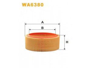 WIX FILTERS WA6380 oro filtras 
 Filtrai -> Oro filtras
7701034873, PC996, EL3466