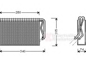 VAN WEZEL 3700V311 garintuvas, oro kondicionierius 
 Oro kondicionavimas -> Garintuvas
1618003, 1618003-52463007, 1618040-52464409