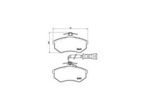 BREMBO P 85 016 stabdžių trinkelių rinkinys, diskinis stabdys 
 Techninės priežiūros dalys -> Papildomas remontas
437698151, 443398151F, 443698151C