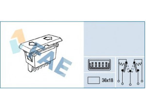 FAE 62580 jungiklis, lango pakėliklis 
 Vidaus įranga -> Elektrinis lango pakėliklis
97.513.687, 6551.21, 00567459XX