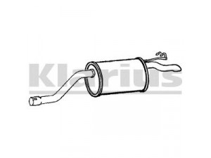 KLARIUS 230829 galinis duslintuvas 
 Išmetimo sistema -> Duslintuvas
46757980, 46757981, 46801284, 46757980