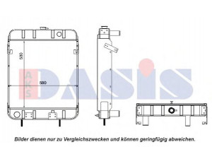 AKS DASIS 440532N radiatorius, variklio aušinimas