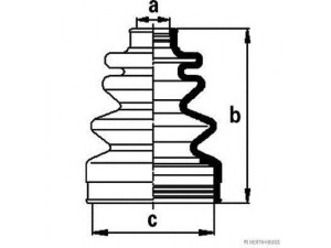 MAGNETI MARELLI 600000066200 gofruotoji membrana, kardaninis velenas
44119-83E50, 44119-83E50-000