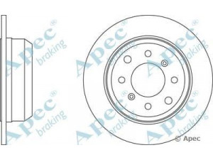 APEC braking DSK708 stabdžių diskas 
 Stabdžių sistema -> Diskinis stabdys -> Stabdžių diskas
10548262150, 60516948