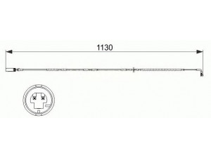 BREMSI WI0675 įspėjimo kontaktas, stabdžių trinkelių susidėvėjimas 
 Stabdžių sistema -> Susidėvėjimo indikatorius, stabdžių trinkelės
34356790341