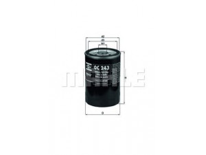 KNECHT OC 243 alyvos filtras 
 Filtrai -> Alyvos filtras
46423474, 7715489, 77154890