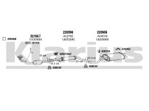 KLARIUS 940694E išmetimo sistema
