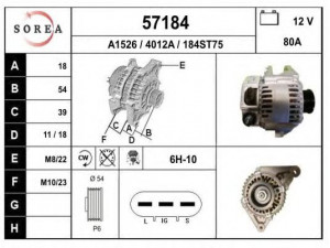 EAI 57184 kintamosios srovės generatorius
2706022020, 2706022030, 2706022040
