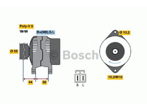 BOSCH 0 986 042 921 kintamosios srovės generatorius 
 Elektros įranga -> Kint. sr. generatorius/dalys -> Kintamosios srovės generatorius
3395461, KL11 18300 D, K801-18-300