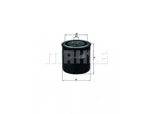 KNECHT OC 140 alyvos filtras 
 Techninės priežiūros dalys -> Techninės priežiūros intervalai
93156669, 1520880W00, 152089C600