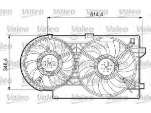 VALEO 698409 elektrovariklis, raditoriaus ventiliatorius 
 Aušinimo sistema -> Radiatoriaus ventiliatorius
4798016, 5072259AA