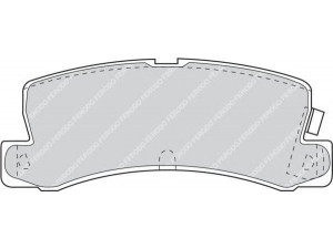 FERODO FDB848 stabdžių trinkelių rinkinys, diskinis stabdys 
 Techninės priežiūros dalys -> Papildomas remontas
04466-12020, 04466-12031, 0446612020