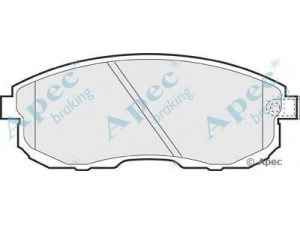 APEC braking PAD742 stabdžių trinkelių rinkinys, diskinis stabdys 
 Techninės priežiūros dalys -> Papildomas remontas
10602Y090, 410602Y990, 4106040U90