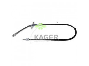 KAGER 19-6290 trosas, stovėjimo stabdys 
 Stabdžių sistema -> Valdymo svirtys/trosai
6684202985, 6684204385