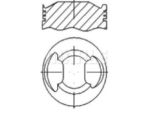 MAHLE ORIGINAL E25130 stūmoklis 
 Variklis -> Cilindrai/stūmokliai
7747788