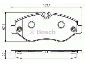 BOSCH 0 986 495 113 stabdžių trinkelių rinkinys, diskinis stabdys 
 Techninės priežiūros dalys -> Papildomas remontas
68006732AA, 42555881, 2E0 698 151