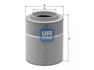 UFI 27.626.00 oro filtras 
 Filtrai -> Oro filtras
42471166, 42553257, 504000160