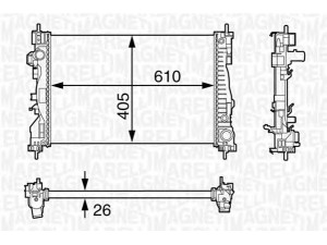 MAGNETI MARELLI 350213129800 radiatorius, variklio aušinimas 
 Aušinimo sistema -> Radiatorius/alyvos aušintuvas -> Radiatorius/dalys
50514474