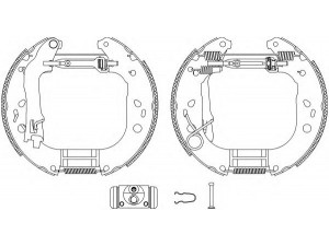 HELLA PAGID 8DB 355 004-871 stabdžių trinkelių komplektas 
 Techninės priežiūros dalys -> Papildomas remontas
77362756, 77363946