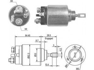 MAGNETI MARELLI 940113050013 solenoidinis jungiklis, starteris