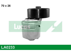 LUCAS ENGINE DRIVE LA0233 įtempiklio svirtis, V formos rumbuotas diržas 
 Diržinė pavara -> V formos rumbuotas diržas/komplektas -> Įtempiklis