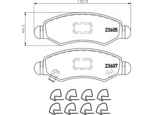HELLA PAGID 8DB 355 011-691 stabdžių trinkelių rinkinys, diskinis stabdys 
 Techninės priežiūros dalys -> Papildomas remontas
1605976, 4704578, 4706748, 4706835