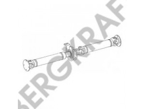 BERGKRAFT BK9900012 šarnyrinis velenas, ašies pavara
9014106606