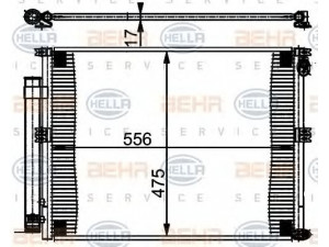 HELLA 8FC 351 301-791 kondensatorius, oro kondicionierius 
 Oro kondicionavimas -> Kondensatorius
88461-35150