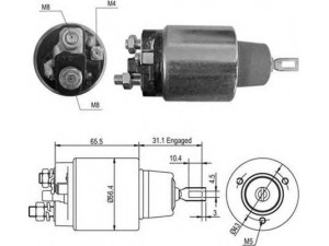 MAGNETI MARELLI 940113050418 solenoidinis jungiklis, starteris