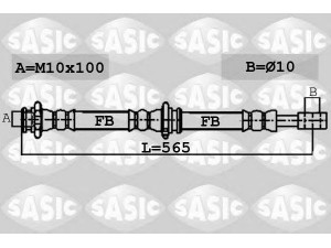 SASIC 6606157 stabdžių žarnelė 
 Stabdžių sistema -> Stabdžių žarnelės
462105M316, 46210BN80B