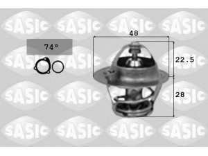 SASIC 3306024 termostatas, aušinimo skystis 
 Aušinimo sistema -> Termostatas/tarpiklis -> Thermostat
1303377, 1306001
