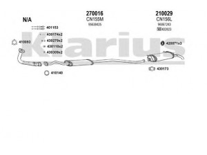 KLARIUS 180224E išmetimo sistema 
 Išmetimo sistema -> Išmetimo sistema, visa