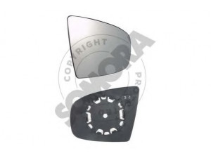 SOMORA 043255G veidrodėlio stiklas, išorinis veidrodėlis 
 Kėbulas -> Keleivių kabina -> Veidrodėlis