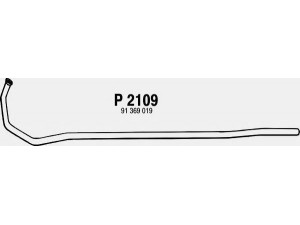 FENNO P2109 išleidimo kolektorius 
 Išmetimo sistema -> Išmetimo vamzdžiai
4253435, 4263435, 4268809, 4277783