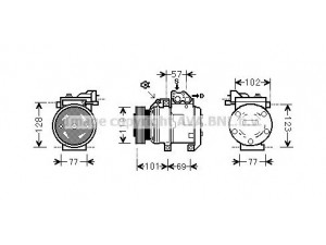 AVA QUALITY COOLING HYK222 kompresorius, oro kondicionierius 
 Oro kondicionavimas -> Kompresorius/dalys
977012D500, 977012D600, 977012D600